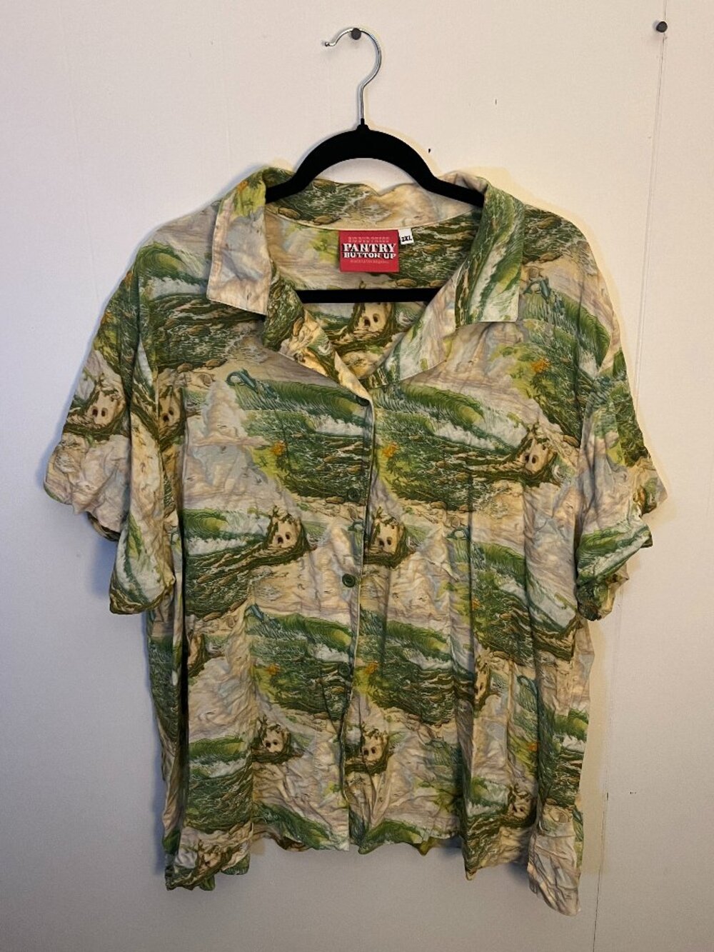 BIG BUD PRESS - Ocean and Sky Pantry Button Up - 2XL